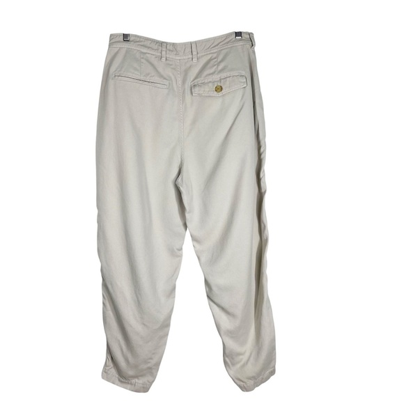 EVERLANE Lightweight Tapered Leg Flat Front Women's size 12 Pants - Picture 4 of 7